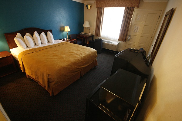 Quality Inn Monterey - sehr schne Wandfarbe