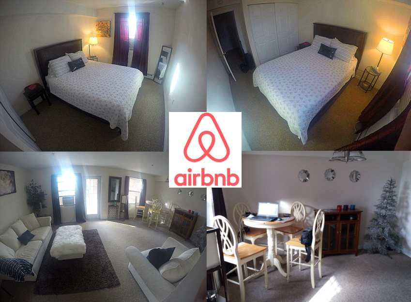 Privates Apartement in Halifax, ber airBnB gebucht. 