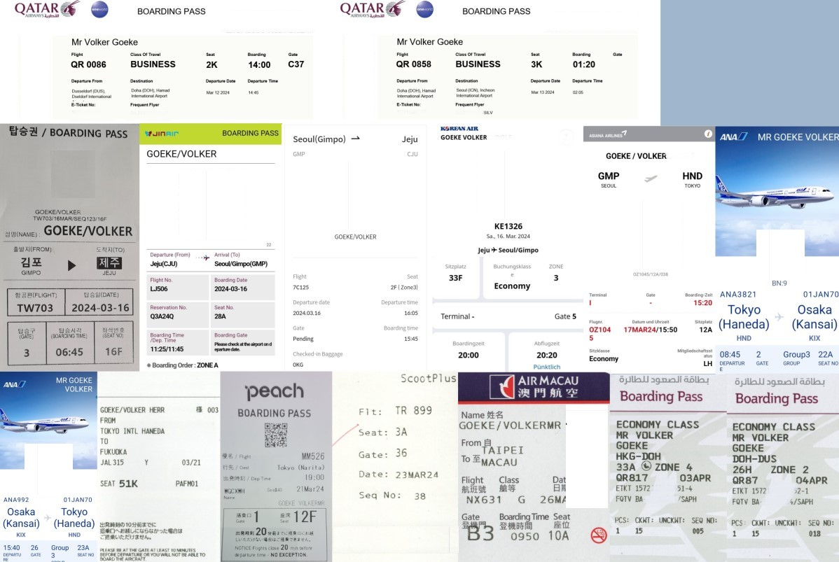 SpottAsia 2024 Boarding Passes