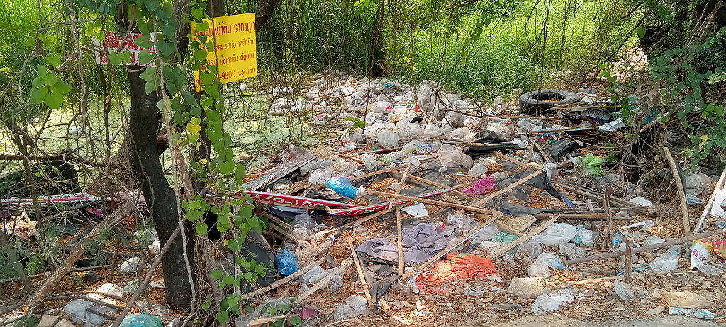 Müllkippe in Bangkok