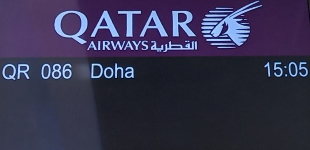 Qatar Airways - QR 086 Doha