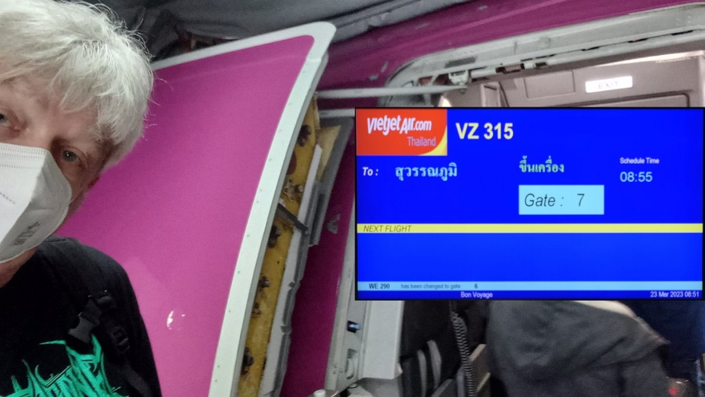 23.2.2023 - Thai VietJet Air - Airbus A321-211 - HS-VKM - Phuket - Bangkok/BKK - VZ315 - 4F - 1:08 Std.