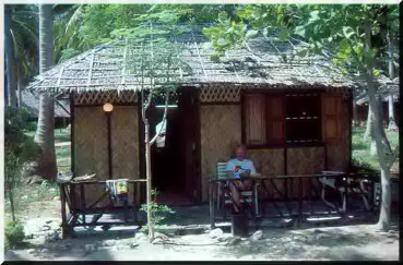 Vor unserem Bungalow