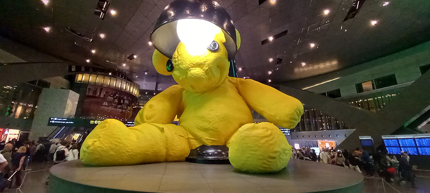 Untitled (Lamp/Bear) Doha Airport