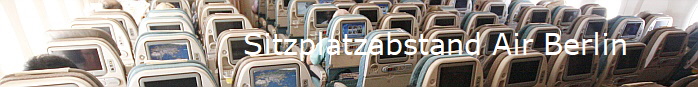 Sitzplatzabstand Air Berlin