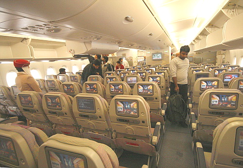 Emirates A 380 - Economy Class Emirates A 380 - Economy Class