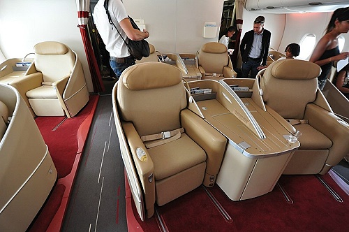 Air France A 380 Premiere - First Class