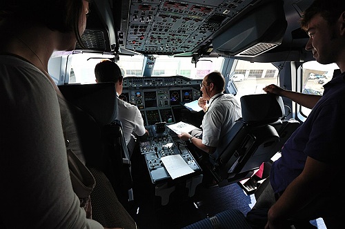 Air France A 380 Cockpit