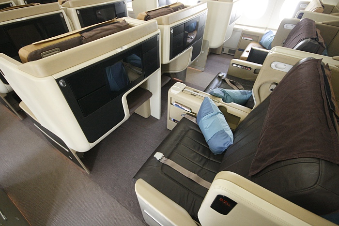 Singapore Airlines A 380 - Business Class