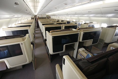 Singapore Airlines A 380 Business Class