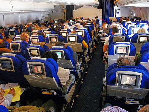 British Airways B 747-400 economy