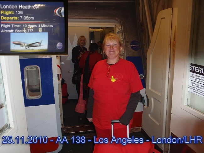 25.11.2010 - Los Angeles - London/LHR 25.11.2010 - Los Angeles - London/LHR