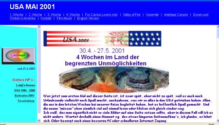Die entgltige Version des Usa 2001 Berichtes....