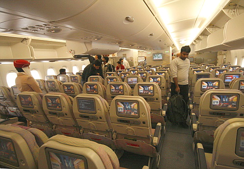 Emirates A 380 - Economy Class Emirates A 380 - Economy Class