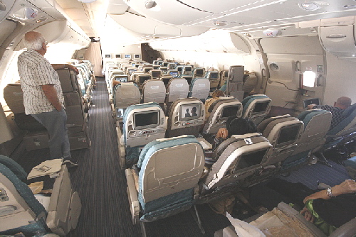 Singapore Airlines A 380 - Economy Upper Deck
