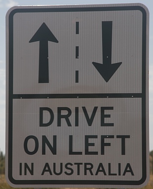 Drive On The Left In Australia