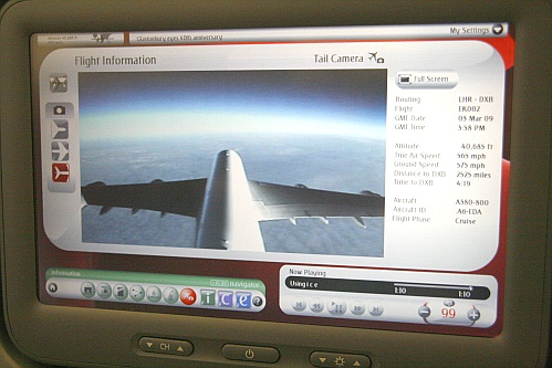 Tail Camera - Emirates A 380 Tail Camera - Emirates A 380