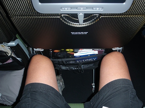 Qantas A 380 - Sitzplatzabstand Qantas A 380 - Sitzplatzabstand