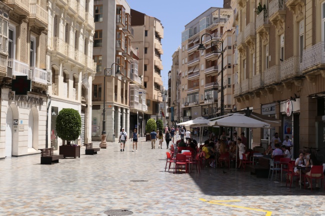 Calle Mayor in Cartagena