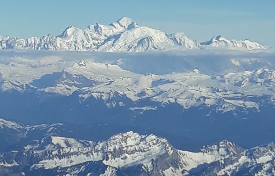 Blick auf den Mont Blanc Blick auf den Mont Blanc