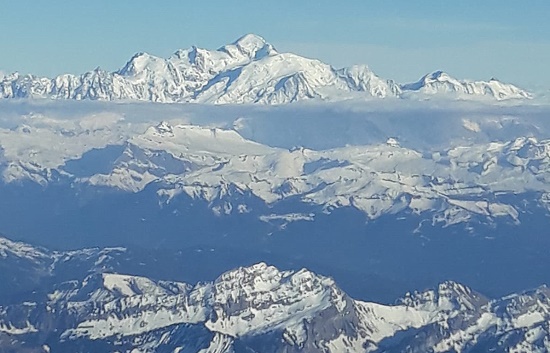 Blick auf den Mont Blanc