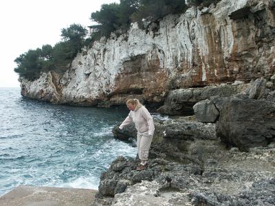 Cala Llombards - kurz bevor unsere Sachen geklaut wurden