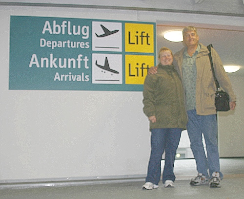 Mit einem Flugzeug nach Paris