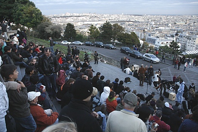 Blick vom Montmartre auf Paris