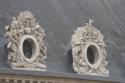 Gauben im Hotel Invalides