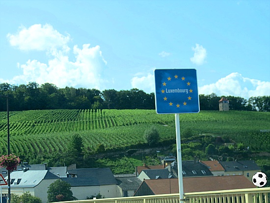 Blick auf Schengen Blick auf Schengen