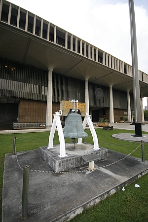 Natrlich darf eine Kopie der Freiheitsglocke nicht fehlen