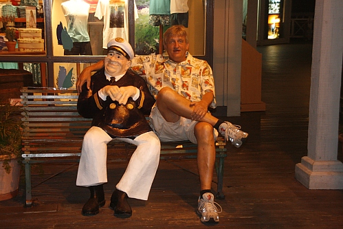 Mein Freund der Kapitän bei Bubba Gump Mein Freund der Kapitän bei Bubba Gump