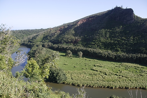 Wailua River ohne Farngrottenboot Wailua River ohne Farngrottenboot