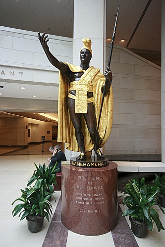 King Kamehameha Statue im Capitol in Washington