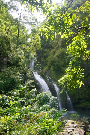 Upper Waikani Falls