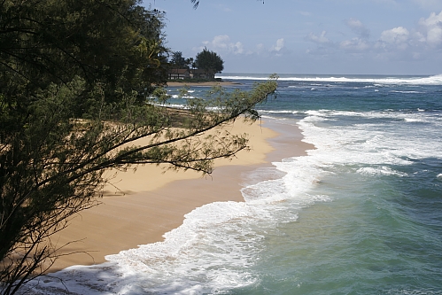 Beach - irgendwo in der Nähe von Hanalei. Beach - irgendwo in der Nähe von Hanalei.