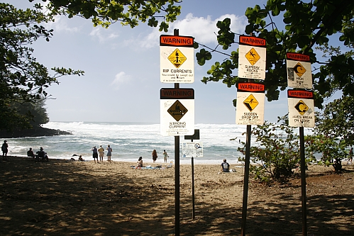 Kee Beach Park - das Ende der Insel Kee Beach Park - das Ende der Insel