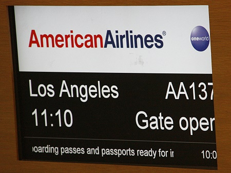 American Airlines Flight AA 137 nach LAX 
