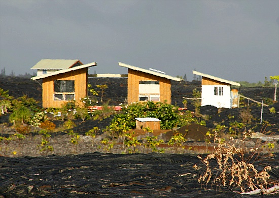 Netter Baustil, mittlerweile von der Lava vernichtet