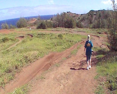 Auf dem Weg zum Nakalele Blowhole