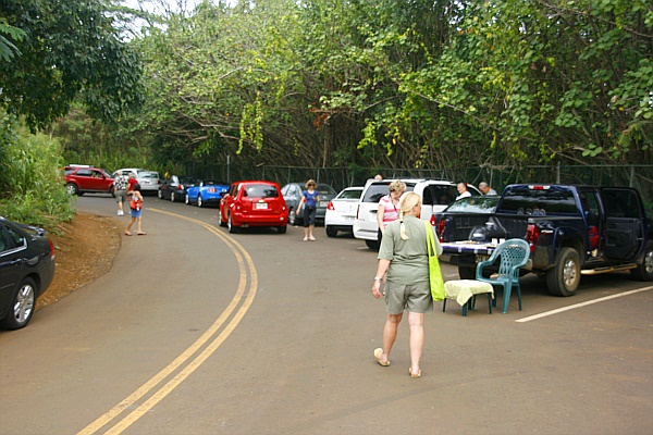 Wailua Falls Parkplatz