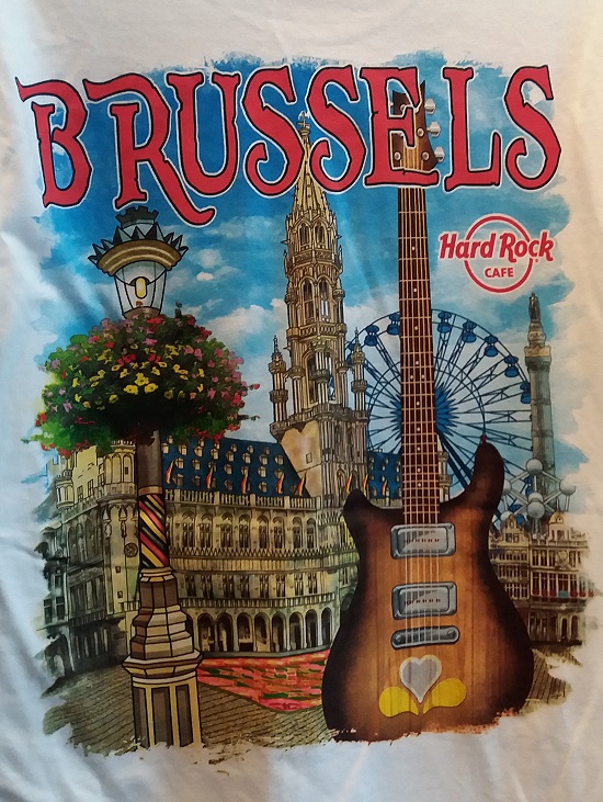 Hard Rock Cafe Brussels - Shirt Design