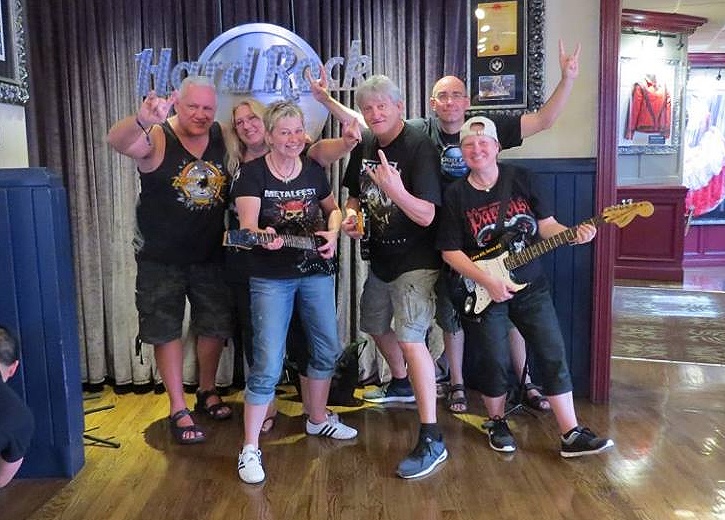 Hard Rock Cafe Miami  - 29.1.2018, mit Marion, Gaby, Ralf und Robert