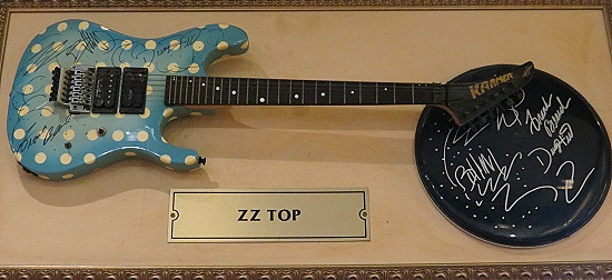 Hard Rock Cafe Nassau - ZZ Top Guitar