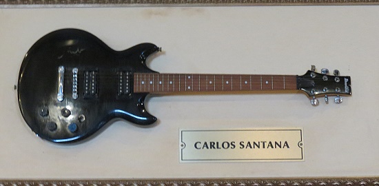 Hard Rock Cafe Nassau - Carlos Santana Guitar