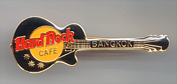 Hard Rock Cafe Bangkok Guitar Pin