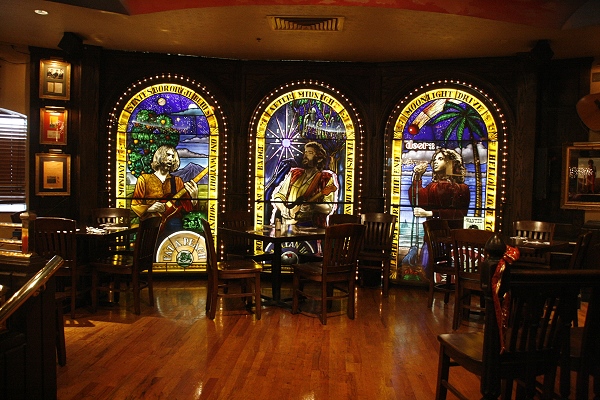 Hard Rock Cafe Miami - Duane Allman, Eric Clapton und Jim Morrison.