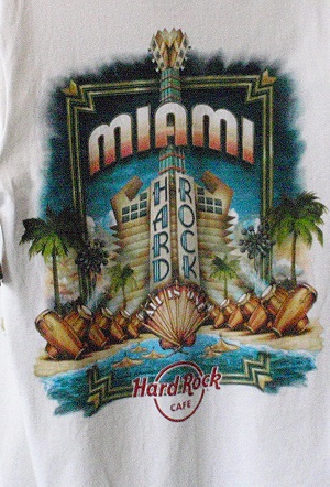 Hard Rock Cafe Miami T-Shirt  2007