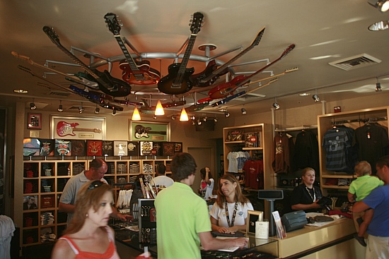 Hard Rock Cafe Myrtle Beach - im Rock Shop