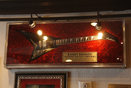 Hard Rock Cafe Philadelphia - Randy Rhoads Guitar